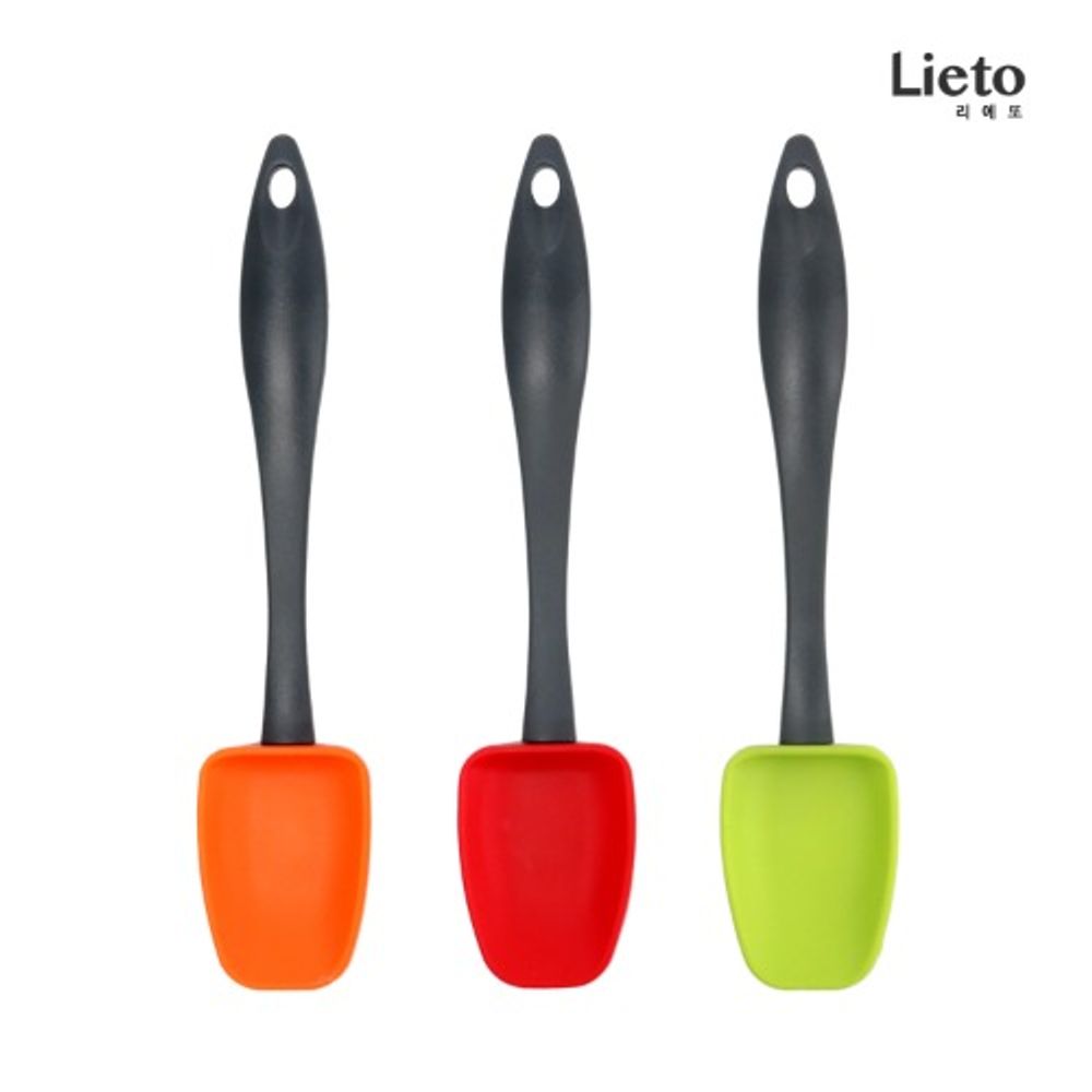 [Lieto_Baby]Lieto detachable stir-fried spoon_ 100% Silicon material_ Made in KOREA